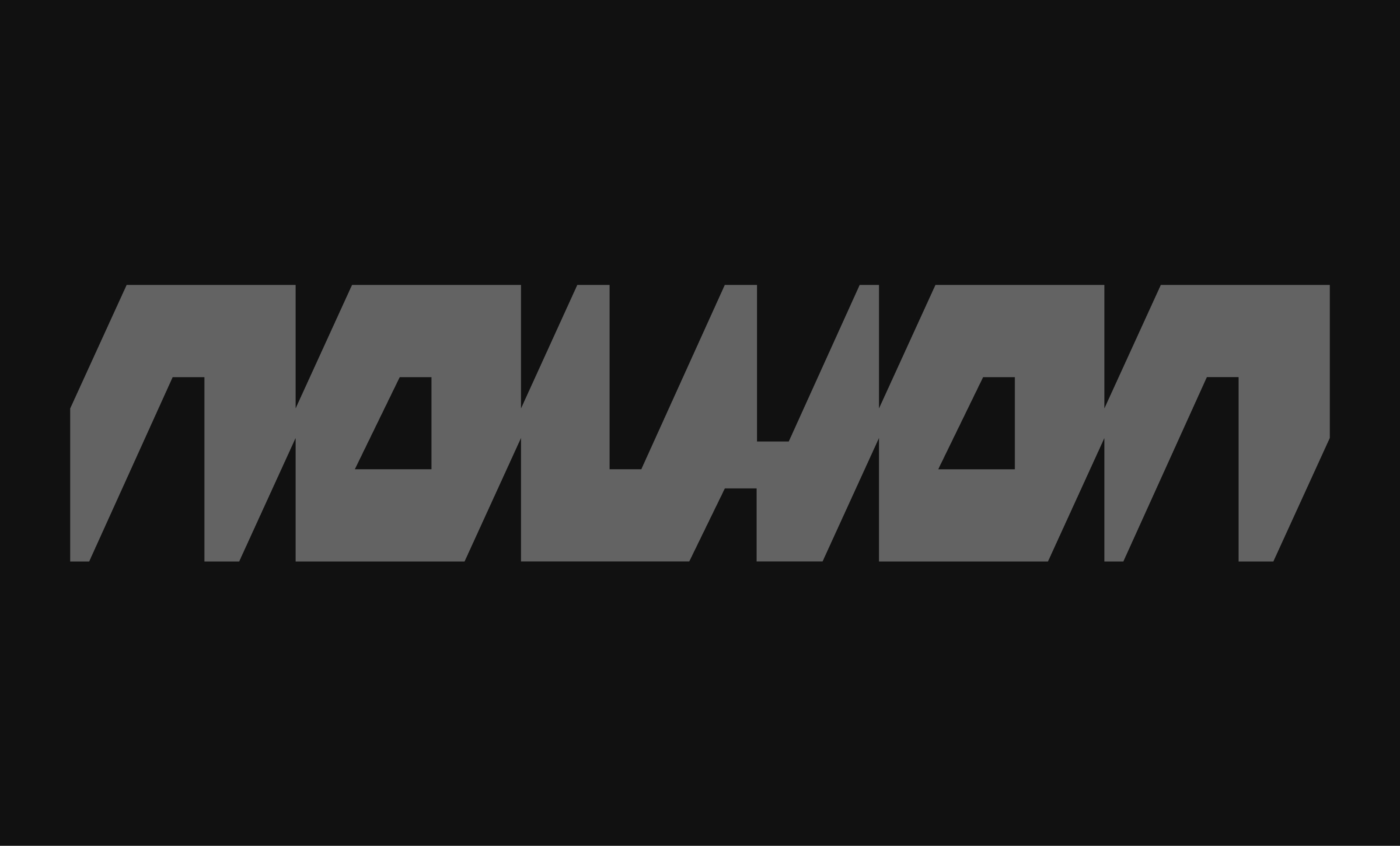 NOWON wordmark in grey on black