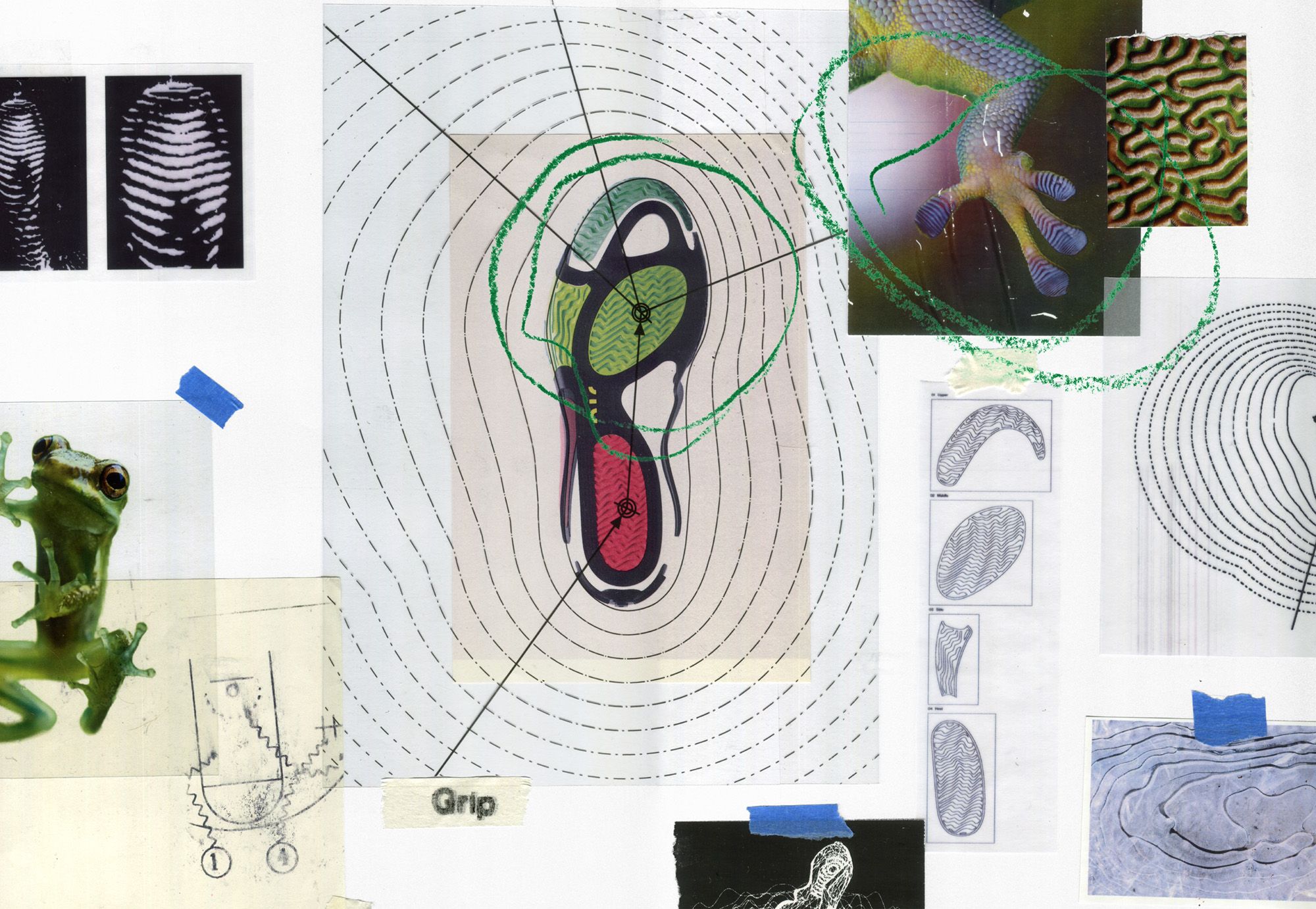 Jordan Tatum 2 full moodboard, textures and color